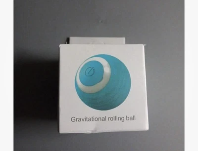 Cat Gravity Intelligent Rolling Ball Tease Toy Pet Automatic Rotating Ball Blue - Image 1 of 2