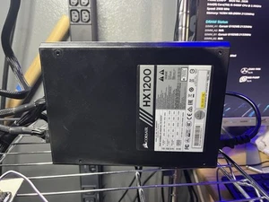Corsair HX1200 80 Plus Platinum 1200W Fully Modular Power Supply - Afbeelding 1 van 8