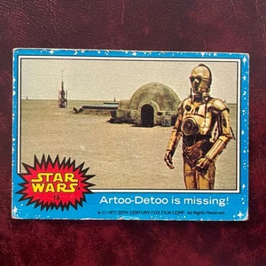 1977 Topps STAR WARS Blue Set ARTOO-DETOO IS MISSING! #18* - VG-EX - Picture 1 of 2
