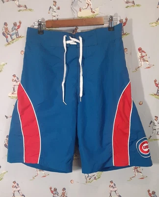 Novo com etiquetas 🐻 Chicago Cubs Masculino Tamanho GRANDE Maiô Baús de Banho Shorts de Prancha GO CUBS! - Imagem 1 de 4