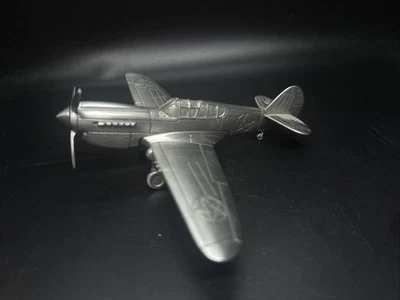 Danbury Mint Diecast Pewter CURTISS P-40 WARHAWK WWII Fighter Airplane Plane - Image 1 of 4