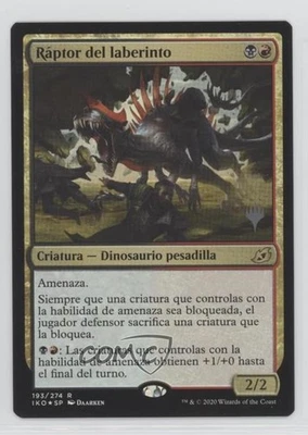 Labyrinth Raptor Spanish Foil Magic: Ikoria: Lair of Behemoths IKO #193 - Image 1 of 2