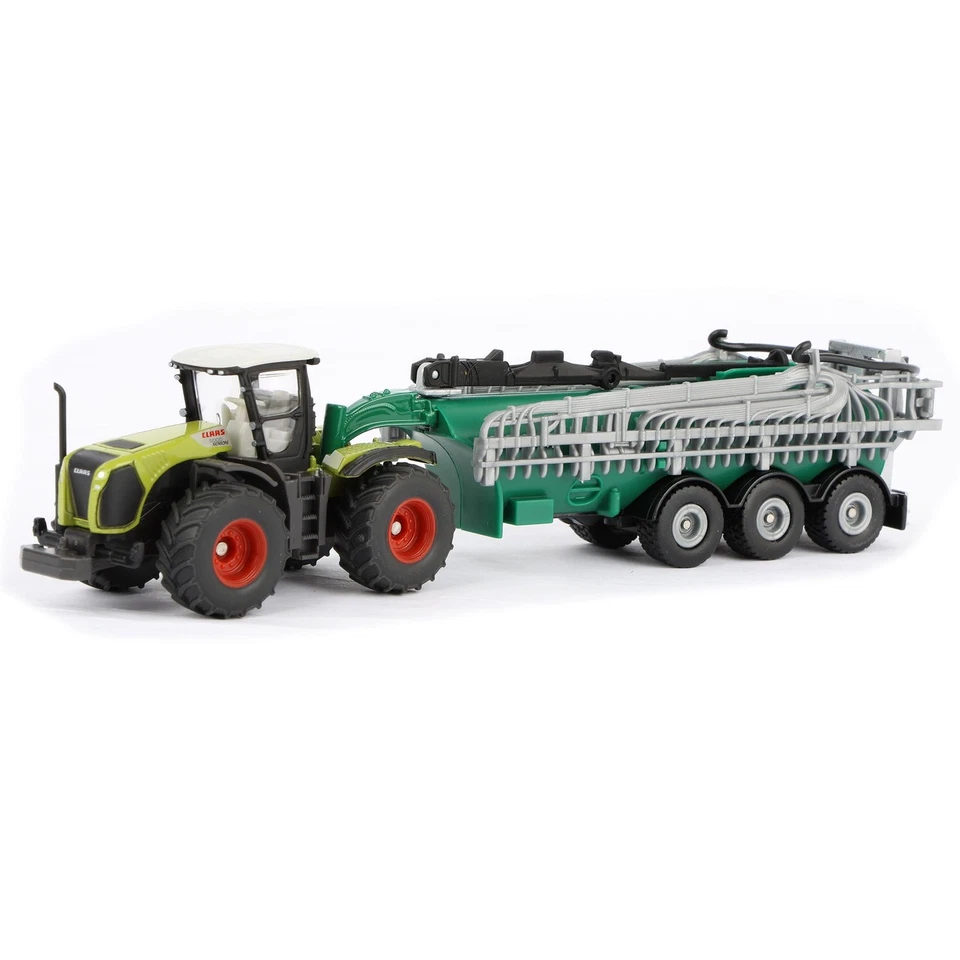 1/87 Claas Xerion 5000 Tractor With Slurry Tanker Manure Spreader SIKU-1827 - Image 1 of 4