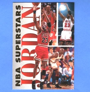 (1) Michael Jordan RARE NBA SUPERSTARS. 1993-94 Fleer #7. - Picture 1 of 5
