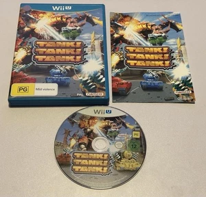 Tank! Tank! Tank! (Nintendo Wii U, 2012 PAL) Complete W/ Manual CIB Free Postage - Picture 1 of 1