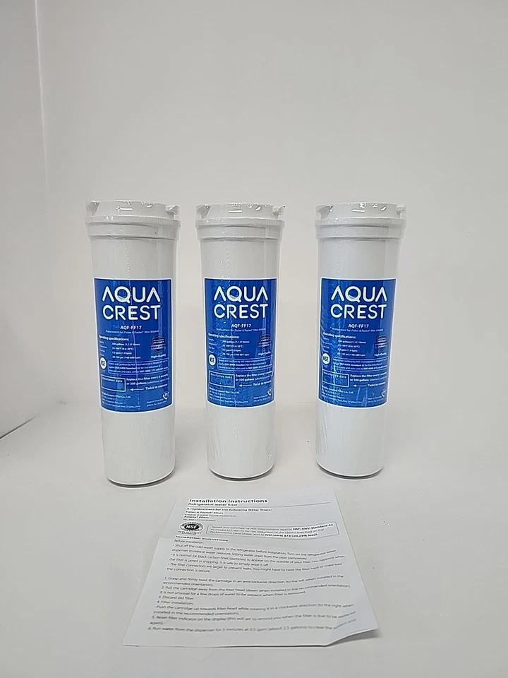 3 Aqua Crest - AQF-FF17- Water Filters - Sealed Unused Refrigerator Water Filter - Image 1 of 4