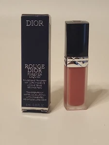 Dior Rouge Forever flüssiger matter Lippenstift 458 Forever Paris offene Schachtel 0,20 Floz - Bild 1 von 11