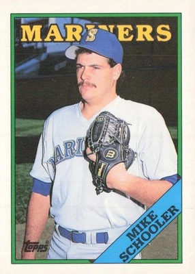 1988 Topps Traded #105T Mike Schooler - Image 1 of 2