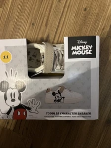 Disney Mickey Mouse Toddlers Character Sneaker Size 11 Aldi Exclusive New - Picture 1 of 5