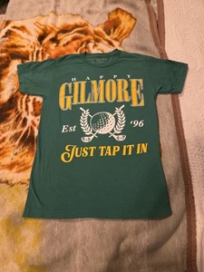 Happy Gilmore Just Tap It In Green Graphic T-Shirt Unisex Size Small 100% Cotton - Picture 1 of 5