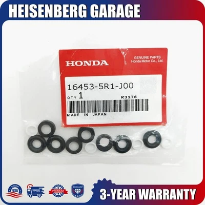 Kit de junta tórica de inyector de combustible OEM 16453-5R1-J00 para Honda CR-V Civic Acura Integra Foto 1 de 2