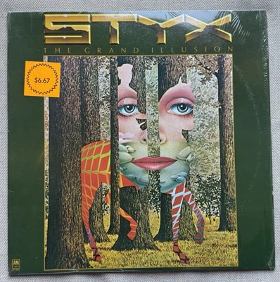 Styx ‎– The Grand Illusion LP Vinyl - A&M Records SP-4637 - Image 1 of 4