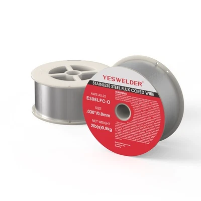 Stainless Flux Core MIG Wire E308LFC-O .030/.035" 2LB 2-Pack - Изображение 1 из 4