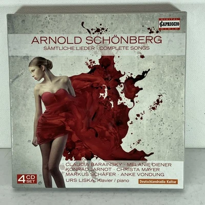 Arnold Schoenberg Sämliche Lieder Complete Songs 4-CD Box Set Mint Condition - Image 1 of 4