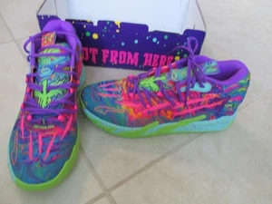 NUOVE scarpe da basket Puma LaMelo Ball MB.03 Be You UOMO 11,5 viola 379899 $125. - Foto 1 di 7