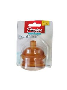 PLAYTEX OLDER BABY FAST FLOW FLAT TOP NIPPLES DISCONTINUED HARD TO FIND FREESHIP