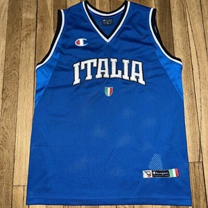 Champion Authentic Athletic Apparel Italia Since 1919 Polyester Europe Jersey - Picture 1 of 15