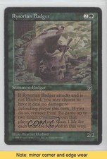 1995 Magic: The Gathering - Homelands Rysorian Badger READ 03o3