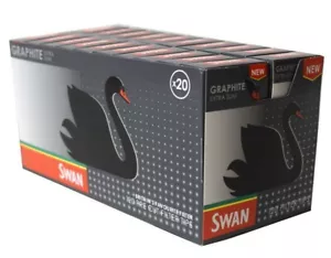 Swan Filter Tips 100% Biodegradable Graphite Extra Slim - 20 Pk - Carbon Paper - Picture 1 of 5