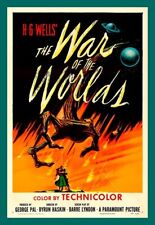War of the Worlds Fridge Magnet, Big Vintage Movie Poster Art Image Magnet