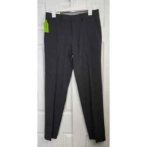 Haggar H26 Herren Premium Stretch gerade Passform anthrazit Kleid Hose - Größe 30x30 - Bild 1 von 3