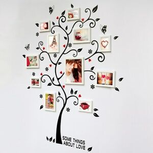 Marco de foto familiar DIY  pegatina de pared de árbol  decoración p.. 