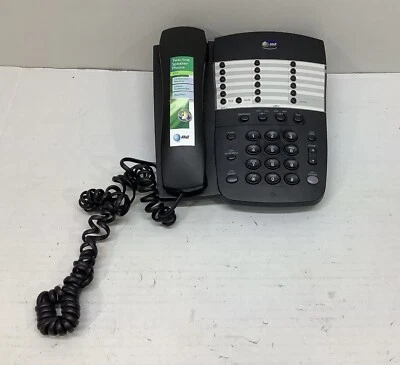 AT&T Two-Line Speaker Phone 952 W/32 Number Memory Headset Compatible Untested - Image 1 of 4