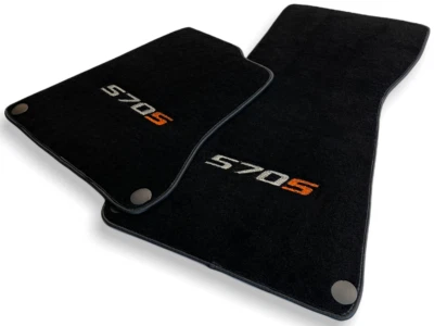Floor Mats For McLaren 570S 2015-2022 Black Tailored Carpets Set LHD - Image 1 of 4