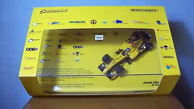 1/43 MINICHAMPS 402 040018 JORDAN FORD EJ14 2004 NICK HEIDFELD CAJA CONMEMORATIVA Foto 1 de 4