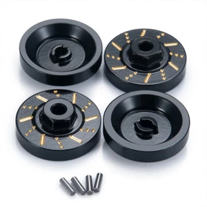AXSPEED BRASS HEX ADAPTER 4MM SET for AXIAL SCX24 1:24 RC CRAWLER UPGRADE PARTS - Picture 1 of 9