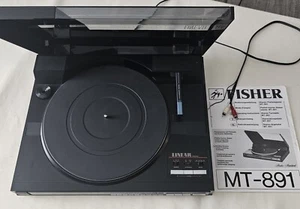 Fisher MT-891 tocadiscos / Linear Tracking Turntable / Vintage / Japón - Imagen 1 de 24