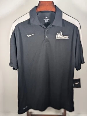 Charlotte 49ers Nike Dri Fit  Polo Men's XL  Black / White NWT - Image 1 of 4