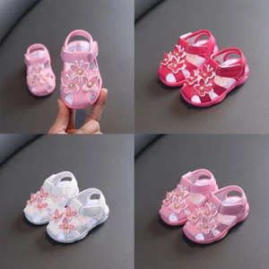 Infant Baby Girls Beach Sandals Toddlers Princess Party  Dance Shoes Summer New - Picture 1 of 14