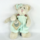 Boyds Bears Investment Collectables Suzie Purrkins Kitty Cat Plush Green Jumper