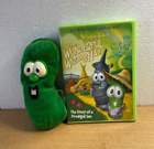 Veggie Tales Lot Wonderful Wizard of HA's DVD & Larry the Cucumber Plush