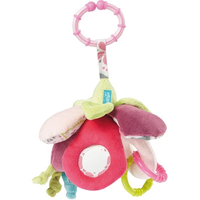 N - Doudou Les Coquettes Fleur d'Activités Anneau Grelot Glace ...Babysun - Photo 1/2