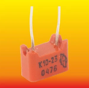 10 pF 16 V LOT OF 6 RUSSIAN CERAMIC CAPACITORS K10-23 M75 - Picture 1 of 3