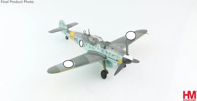 Hobbymaster 1:48 Bf 109G-6 Juutilainen Weiß Finnisch Air Force Juni 1944 HA8753 - Bild 1 von 3