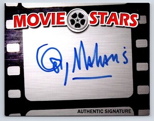 George Maharis Authentic Autographed Signed Movie Stars 4x6 Signature Card