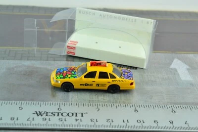 Busch 49030 Ford Crown Victoria New York City NYC Taxi - Cab 1:87 Scale HO - Image 1 of 3