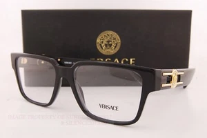 Brand New VERSACE Eyeglass Frames 3346 GB1 Black For Women 55mm - Picture 1 of 3
