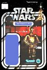Star Wars Repro 12 Back 3.75" C-3PO Card With Bubble READ DESCRIPTION 