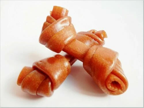 DRIEDDOGTREATS [A015] High Protein Chicken Knots - Soft Chews for All Dog Sizes, Treats, Snacks