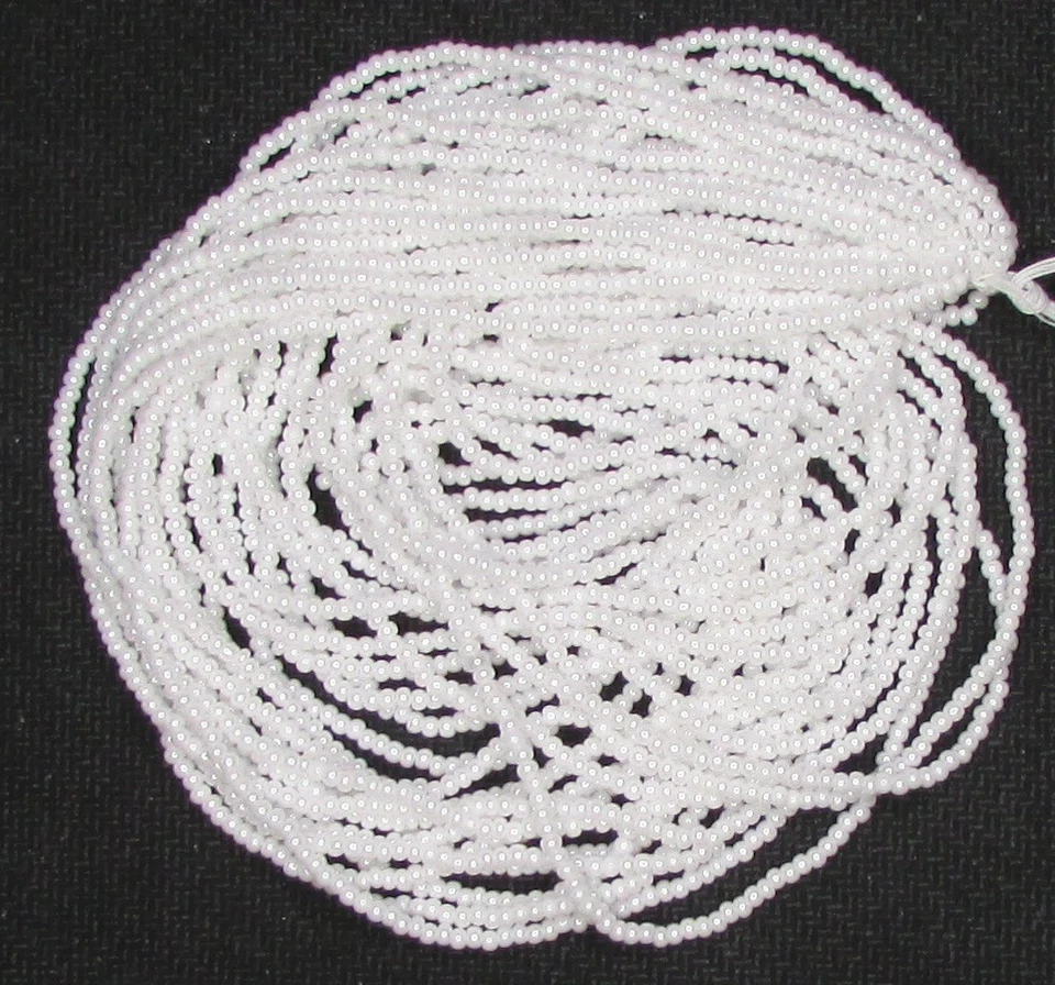 Czech 11/0 Preciosa Opaque Rocaille Glass Seed Beads 12-strand Hank 2 - Image 1 of 1