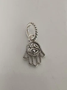 AUTHENTIC PANDORA PROTECTIVE HAMSA HAND DANGLE CHARM #799144C00 - Picture 1 of 3