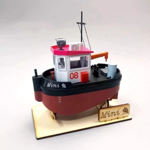 Mini Mighty TugBoat 2 130mm 5" ABS RC Model Ship Kit - Picture 1 of 7