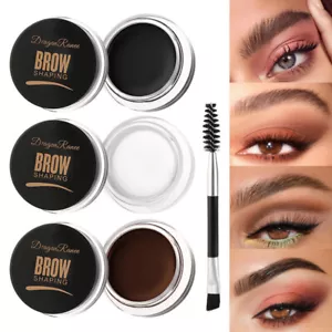 Eyebrow Shaping Styling Soap Long Lasting Eye Brow Makeup Gel Wax with Brush - Picture 1 of 25