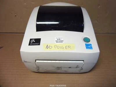 Zebra GC420D USB 203 dpi Thermal 104mm Label Barcode Printer NO POWER / DEFECT - Bild 1 von 3