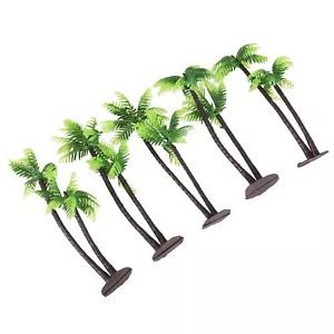 5x Mini Landscape Decor Miniture Decoration Coconut Palm Tree Miniature Plant - Picture 1 of 12