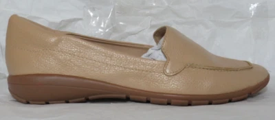 EASY SPIRIT SE ABIDES LOAFER US 9.5 WW BROWN LEATHER SLIP-ON NEW - Image 1 of 4